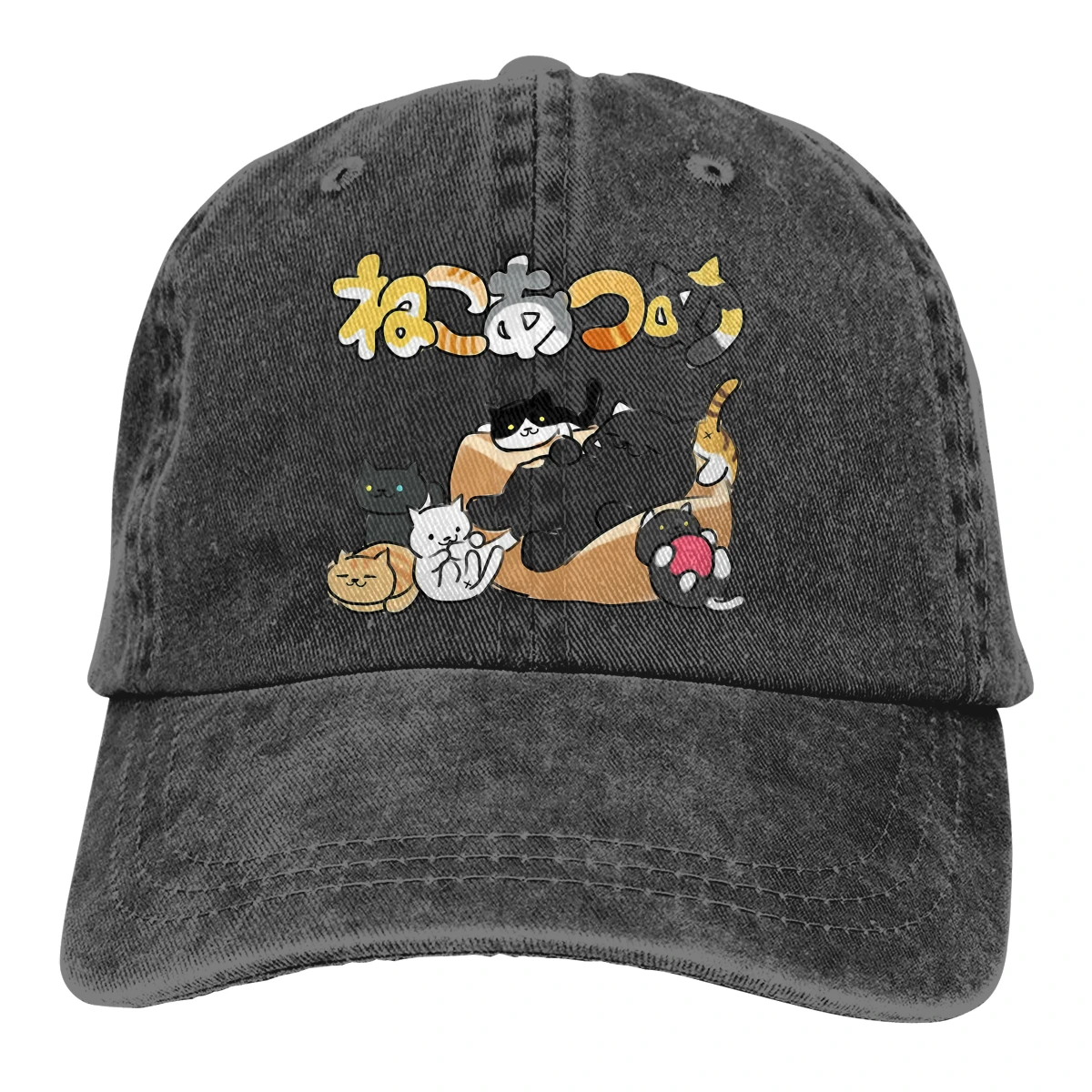 

Neko Atsume - Tubbs Cat & More - Neko Baseball Cap Men Neko Atsume Kitty Collector Funny Games Caps colors Summer Snapback Caps