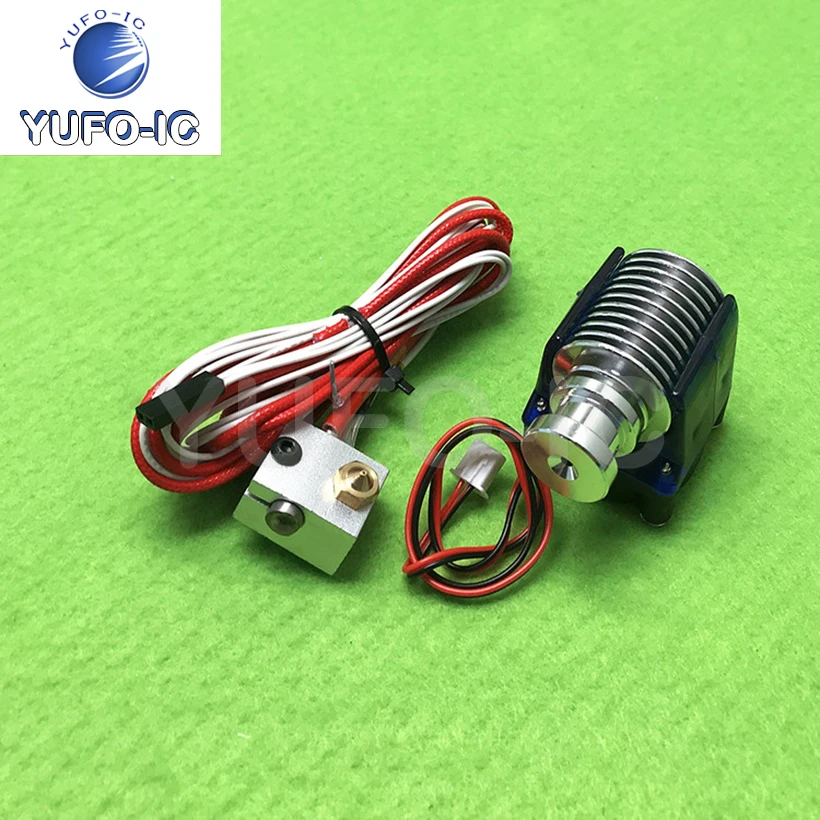 Free Ship 3pcs V6 Extruder Kit J-head Metal Extrusion Head 3D Printer Set Accessories With Fan Seat