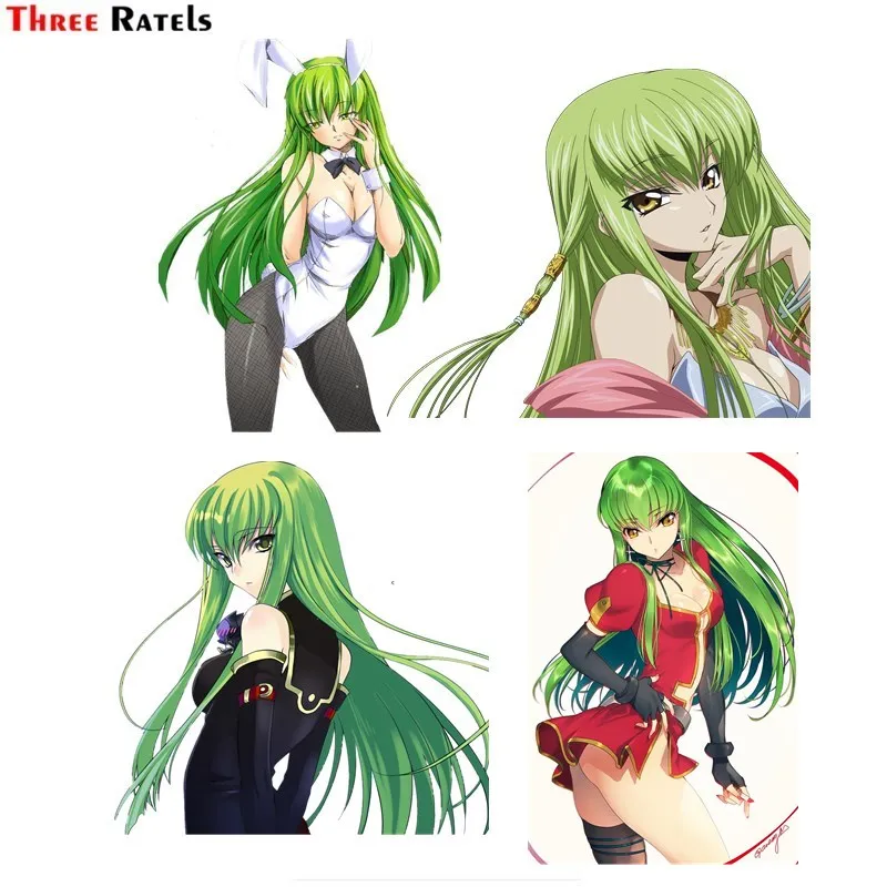 

Три Ratels FC940 код Geass C Аниме Сексуальная девушка виниловая наклейка Waifu Автомобильная наклейка