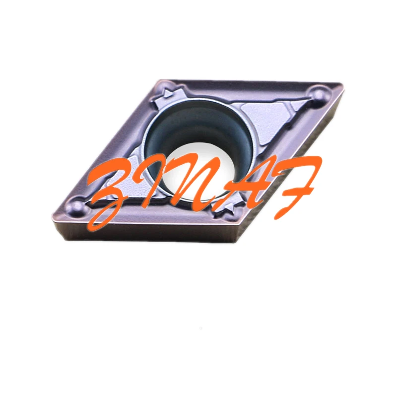 10 قطعة DCMT070204 DCMT070208-MV كربيد إدراج ل الخارجية تحول أداة معدنية مخرطة DCMT070208 CNC تحول إدراج أداة القطع