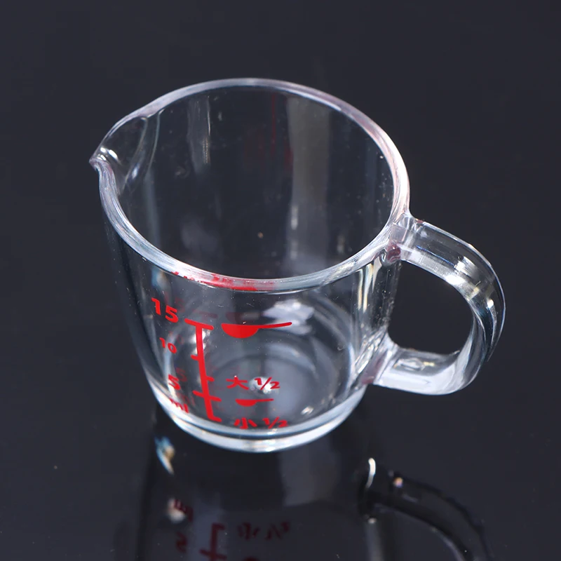 Laboratory Plastic Measuring Cup 15ml 1:12 Dollhouse Miniature Decoration