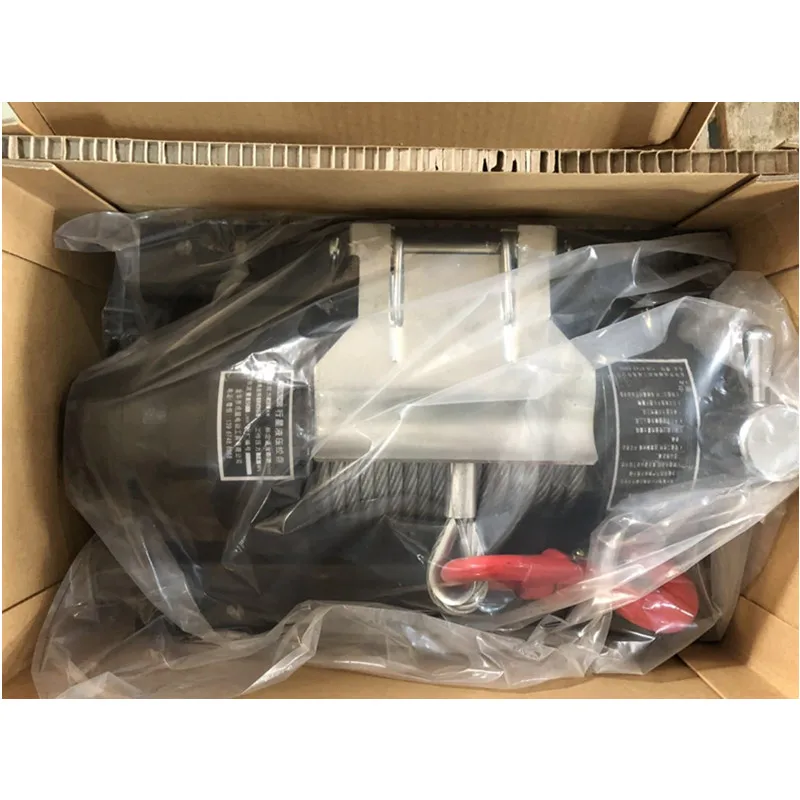 Traction hydraulic winch 4 tons hydraulic barrier clearing winch 4 tons winch with 25 m wire rope