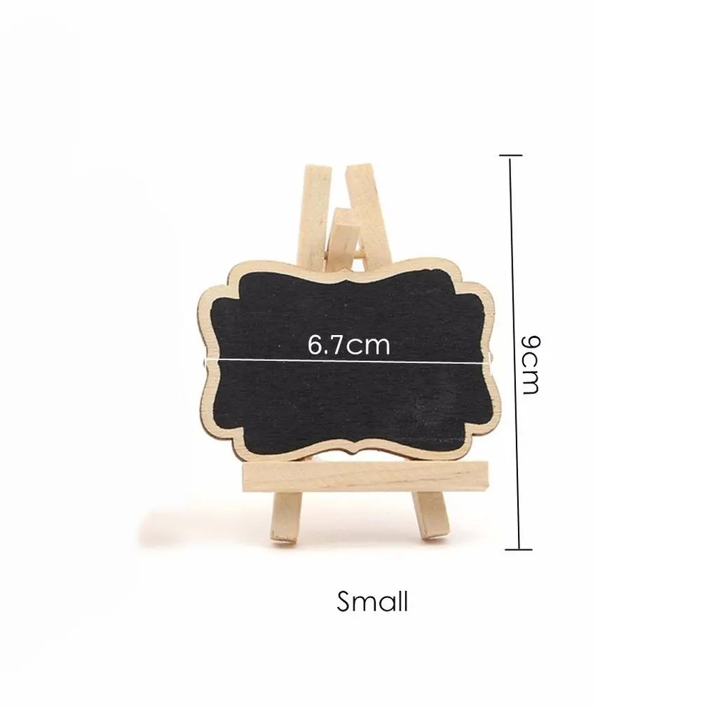 Holz Tafel Universal Nachricht Bord 10 Teile/satz Mini Tafel Tragbare Hochzeit Party Decor Dekorative Teile