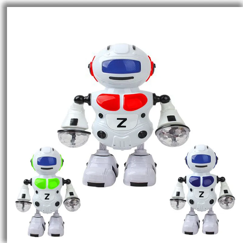 Elettronico Smart Space Dancing Robot canto musica Cool LED Light Dance Robot giocattolo astronauta interattivo boy girl friend Toy Gift