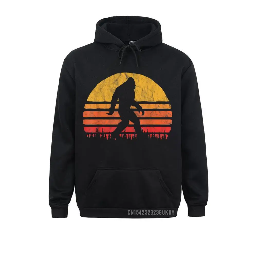 

Retro Bigfoot Silhouette Sun Believe Original 80'S Graphic Hoody Hoodies Faddish Sweatshirts Casual Long Sleeve Mens Sportswears