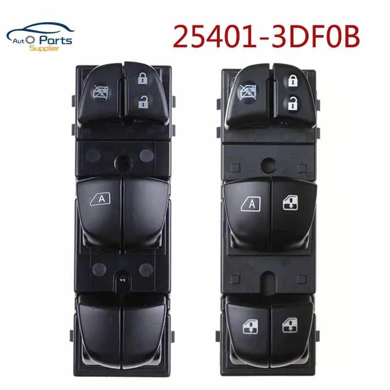 New 25401-3DF0B 254013DF0B Door Power Window Mirror Switch for Nissan Juke Altima Tiida Sylphy X-Trail Qashqai Rogue 2010-