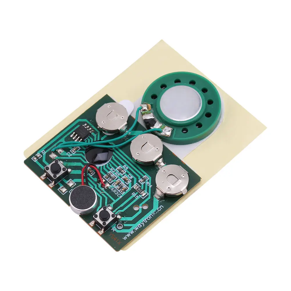 30S Sound Voice Music Recorder Board Photosensitive Sensitive Key Control Programmable Chip Audio Module for Greeting Card DIY