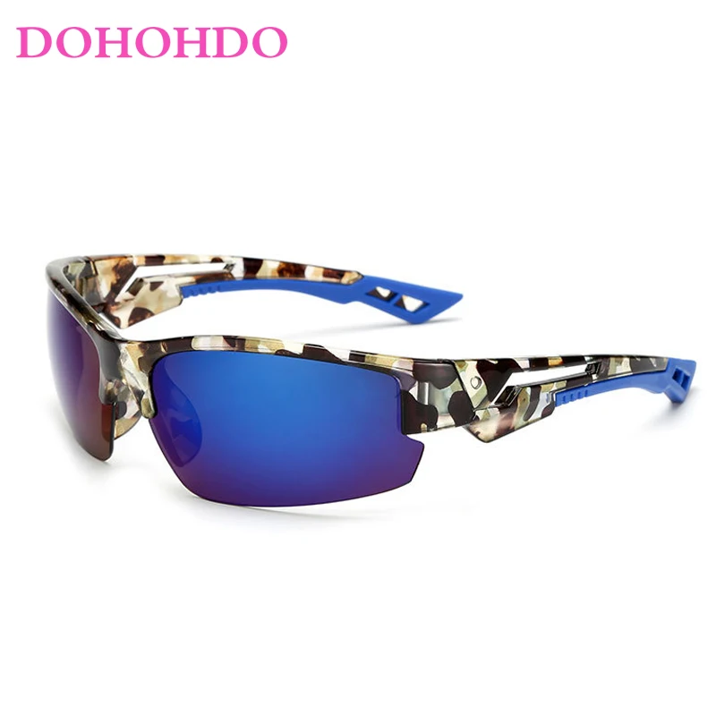 DOHOHDO 2022 Classic Luxury Mens Army Goggles Sports Driving Sunglasses UV400 Fishing Men Tactical Sun glasses For Male Gunes