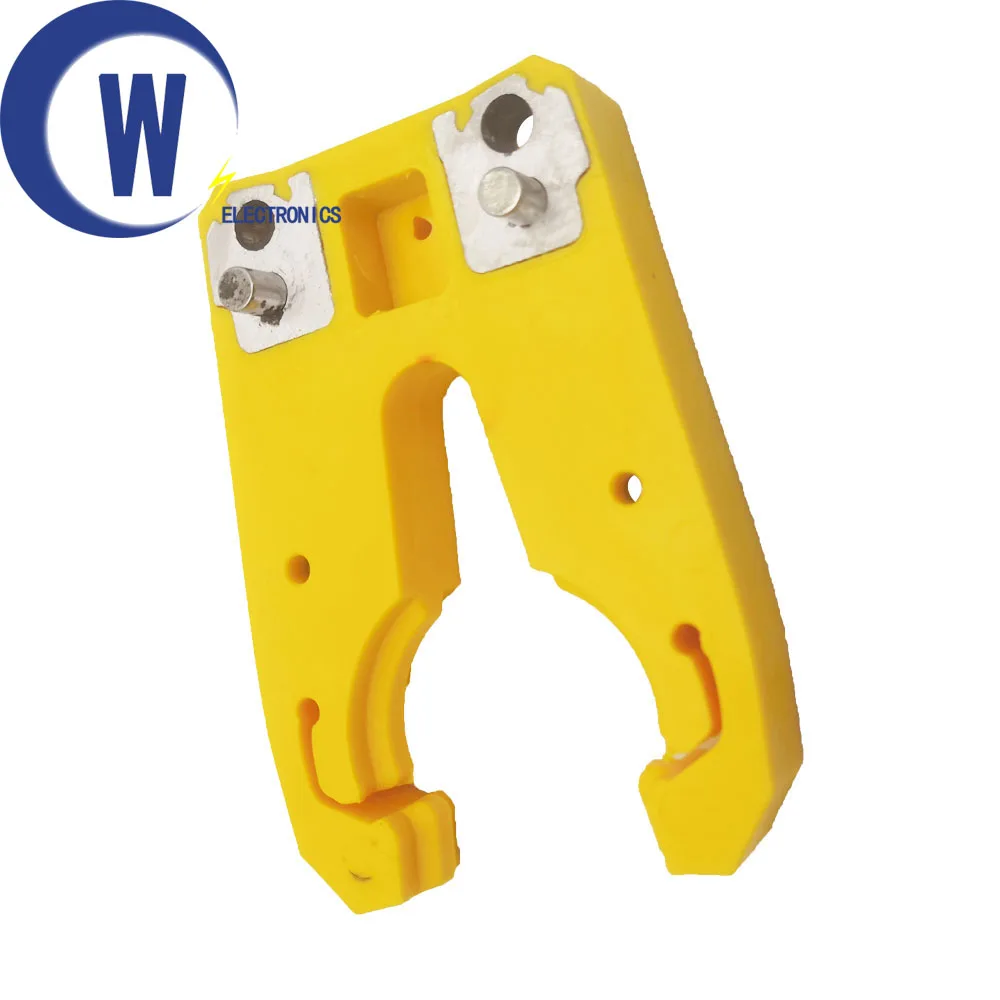 1 Stück automatischer Werkzeug halter iso 30 bt30 Werkzeug halter Befestigung automatischer Werkzeug wechsel Werkzeug halter gelb und weiß