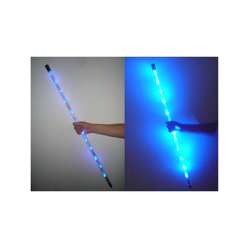 Magic Tricks -Dancing Cane LED Red And Blue (Folding Deluxe)-Multicolr Available-Stage Props-Gimmick Product