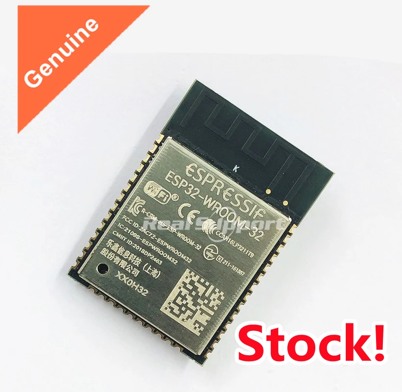 10PCS ESP32-WROOM-32 ESP-32 ESP32-WROOM-32-N4 WiFi+ BLE 4.2 Dual Core CPU MCU based on ESP32 chip 32Mbit flash Standard