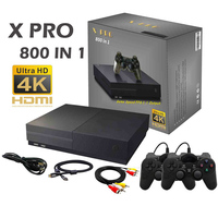 XPRO Ultra HD Video Game Console 64 Bit AV Support 4K  HDOutput Built-in 800 for PS1 Classic Retro Family TV Game Player