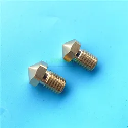 2pcs Brass Nozzle 0.3mm 0.4mm Flashforge Guider II 2S High Temperature Version 3D printer spare parts