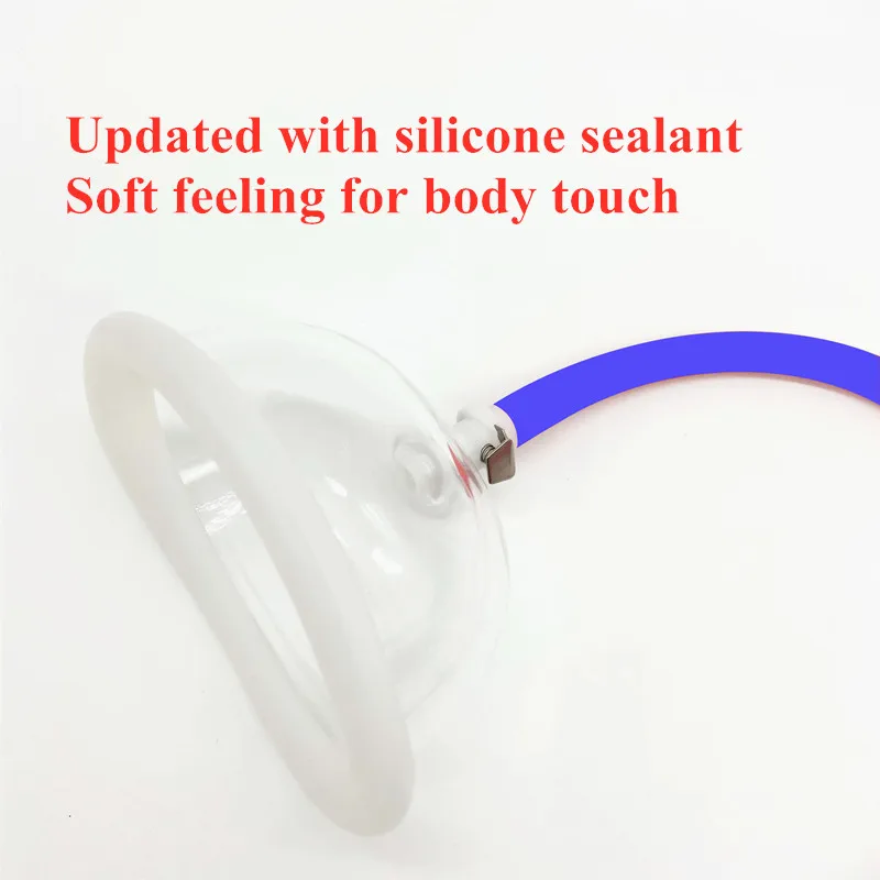 Manual Pump Enlarger Vagina Clitoris Sucker Nipple Stimulator Sucking Cup Vacuum Massager Sex Toys With Silicone Ring for Women