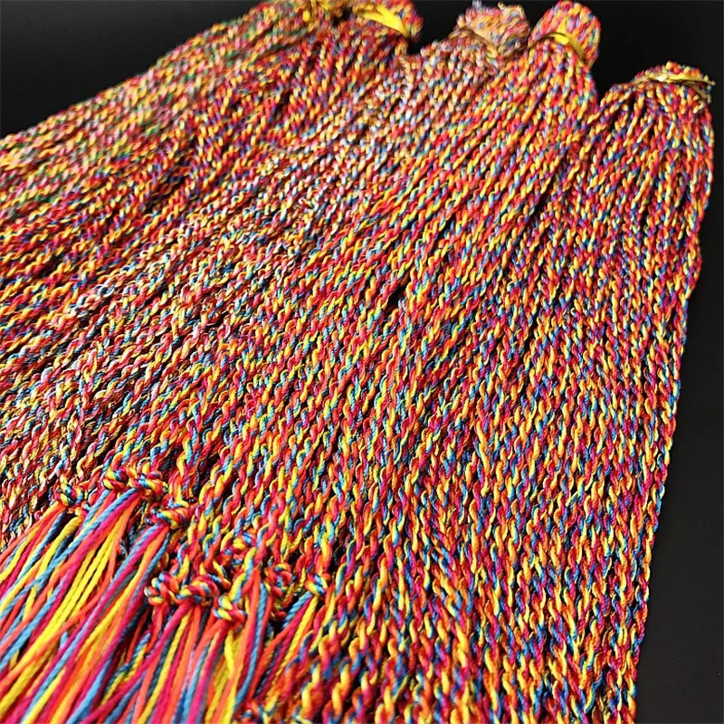 100pcs New colorful rope bracelet wholesale five-color thread knot hand-woven hand rope gift bracelet color rope