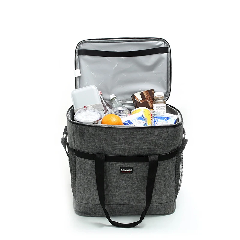 33L Thermal Food Bag Carrier Lunch Bag Thermal Food Insulated Bag Kids Women Men Casual Cooler Thermo Picnic Bag