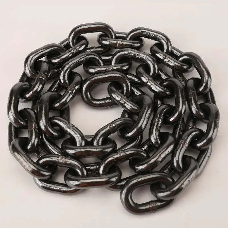 G80 Crane Chain 6-22MM Wear Resistant High Temperature Resistant Manganese Steel Chain Can Be Customized Crane Chain