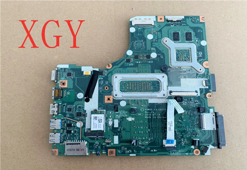 Original FOR ACER FOR ASPIRE E5-491 E5-491G Notebook MOTHERBOARD A4WAD LA-C871P SR2FQ I7-6700HQ 100% Tested Perfectly