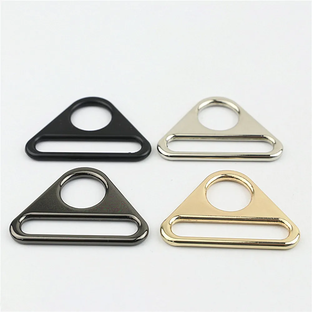 10pcs 20/25/32/38MM Adjustment Belt Anti-skid Buckle Connection Bikini Button Bra Clothing Hardware Triangle buckle webbing Acce