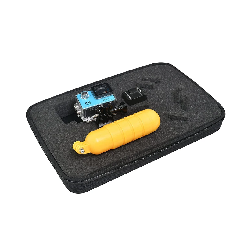 Bag Case DIY Travel Storage Box Collection Foam Portable Shockproof for GoPro Xiaomi SJCAM DJI OSMO EKEN SJCAM Action Camera