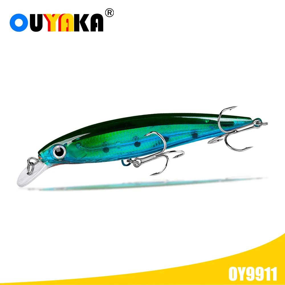 

Minnow Fishing Lure Accesorios Weights 13.4g 11cm Artificial Bait Floating De Pesca Wobblers Trolling For Carp Fish Goods Leurre