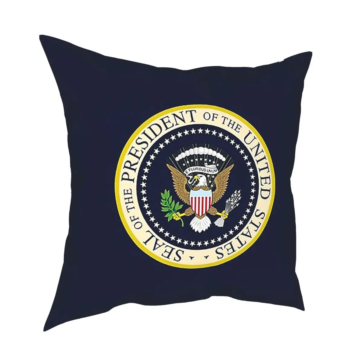 Donald Trump Presidential Seal Logo Pillow Cover Decoration USA United States Vote Election Cushions Throw Pillow for Home