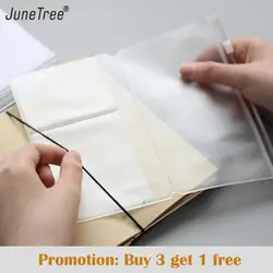 Travelers notebook traveler diary pvc zipper sheet protector business card storage bag Accessory Card Holder Bag Storage journal