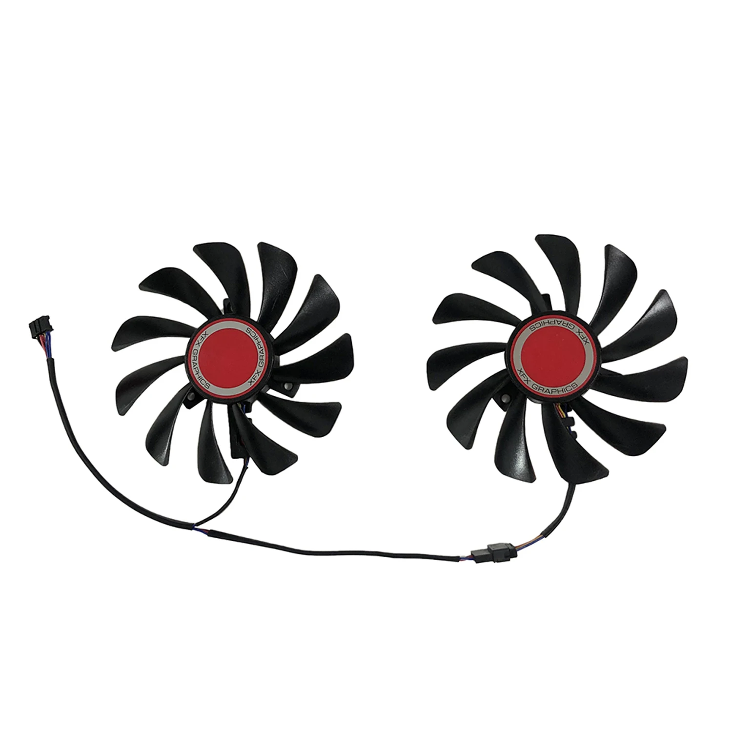 Ventilateur de refroidissement de carte graphique, 2 pièces/ensemble 95mm, Alternative FDC10U12S9-C RX 590 RX 580, pour son processeur RX580 XFX RX590