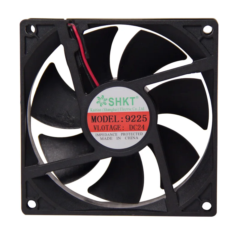 92mm x 25mm KT9225H Brushless PC Case CPU Cooler Cooling DC Fan 2 pin 12 V / 24 V Sleeve and Ball Bearing 92mm x 25mm