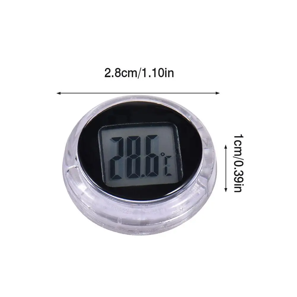 Motorcycle Clocks Meter Mini Precision Waterproof Motorcycle Digital Thermometer Stick-On Mount Watch Instrument Accessories