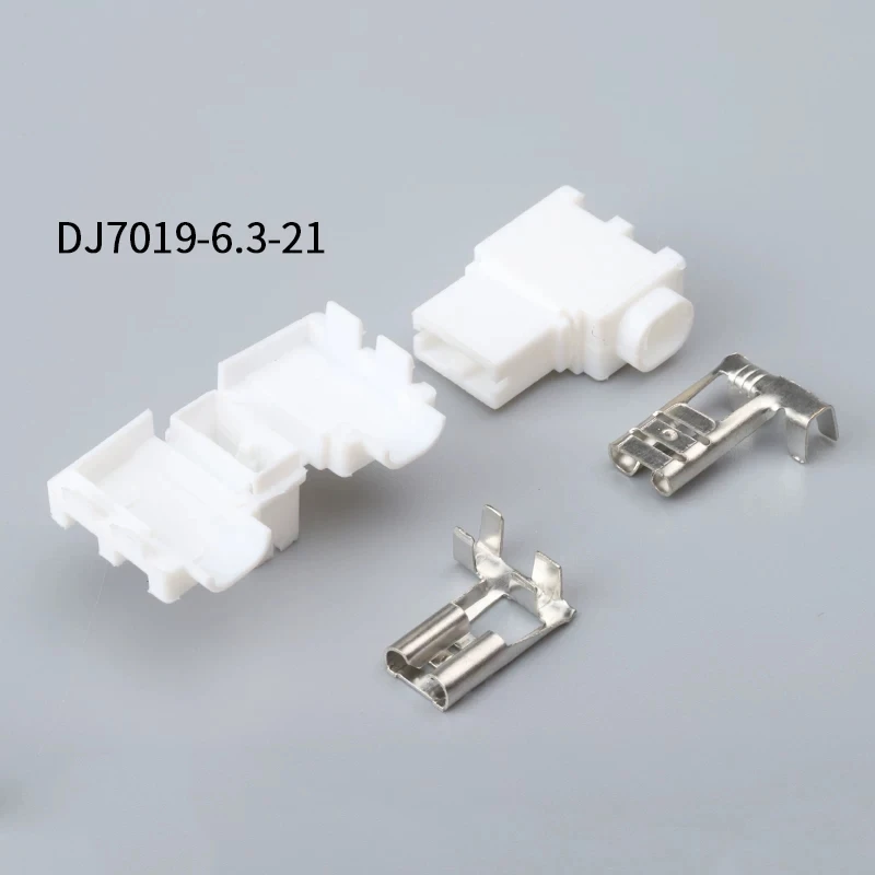 176497-1 Free shipping 500SETS DJ7019-6.3-21 6.3mm 1Pin AMP Car Electrical Wire Connectors for AUdi,VW，BMW， Honda，Toyota，Ford