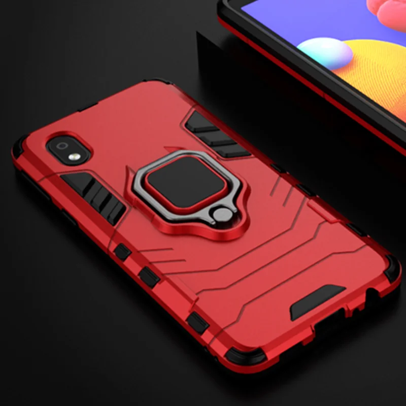 

Shockproof Armor Case For Samsung galaxy A01 core Case Samsung M01 core A 01 Ring Stand Cover for samsung galaxy A01 core Coque