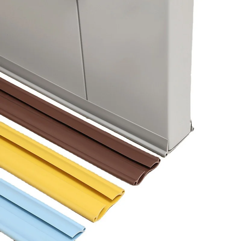 

96cm PVC Flexible Door Bottom Sealing Strip waterproof Windproof Insect Resistant Under door Window gap Seal tape Weatherstrip