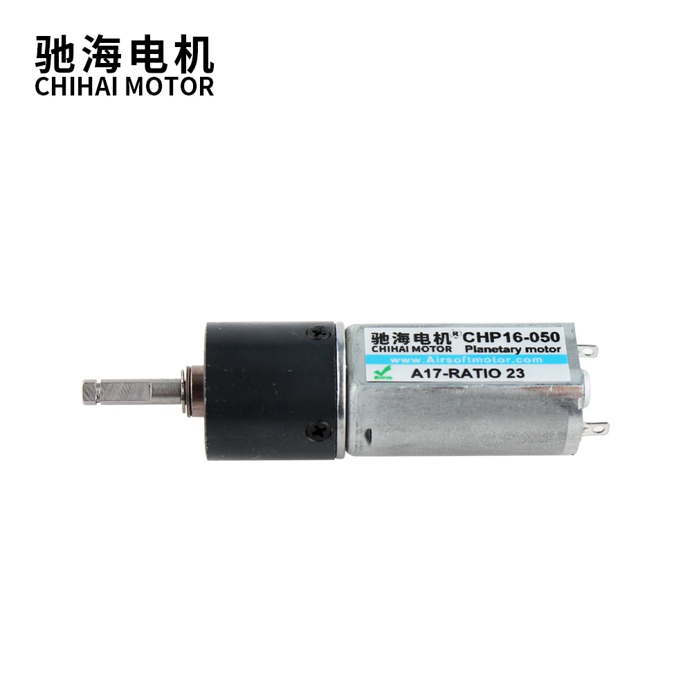 ChiHai Motor CHP-16GP-050 16mm High Speed Mini Dc Gear With Planetary Gearbox Motor 12V 24V For Precision Instruments