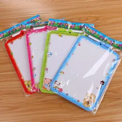 1pc 20*16cm Kids Whiteboard Frame Mini Drawing White Board Small Hanging Erase Boards With Pen Graffiti Double Sided Whiteboard