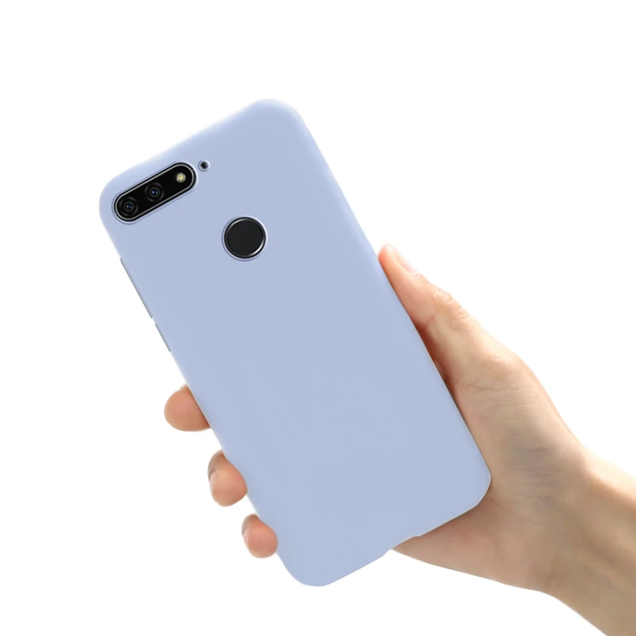 Soft Silicone Candy Color Case for Honor 7C Cover on for Huawei Honor 7A 7C Pro C7 A7 Pro 7 A C 7Apro 7cpro protect coque cases
