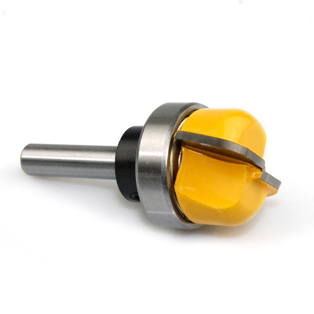 LAVIE-fresadora de punta redonda con rodamiento para C08-044FX de madera y carpintería, 1 unidad, 8mm de vástago, 1-1/8 de diámetro