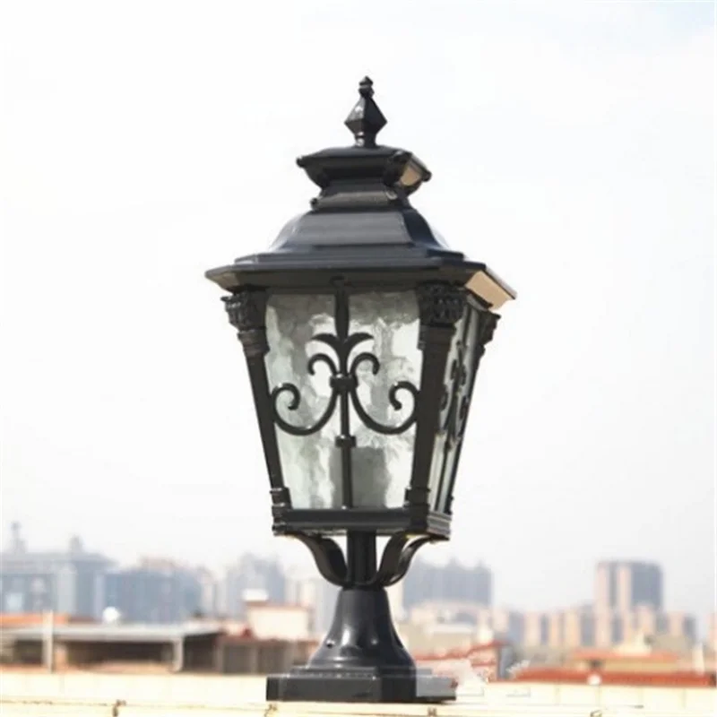 Outdoor Vintage Wall Lamp LED Street Garden Villa Porch Lighting Retro Waterproof Patio Lights Bronze Black Chandelier