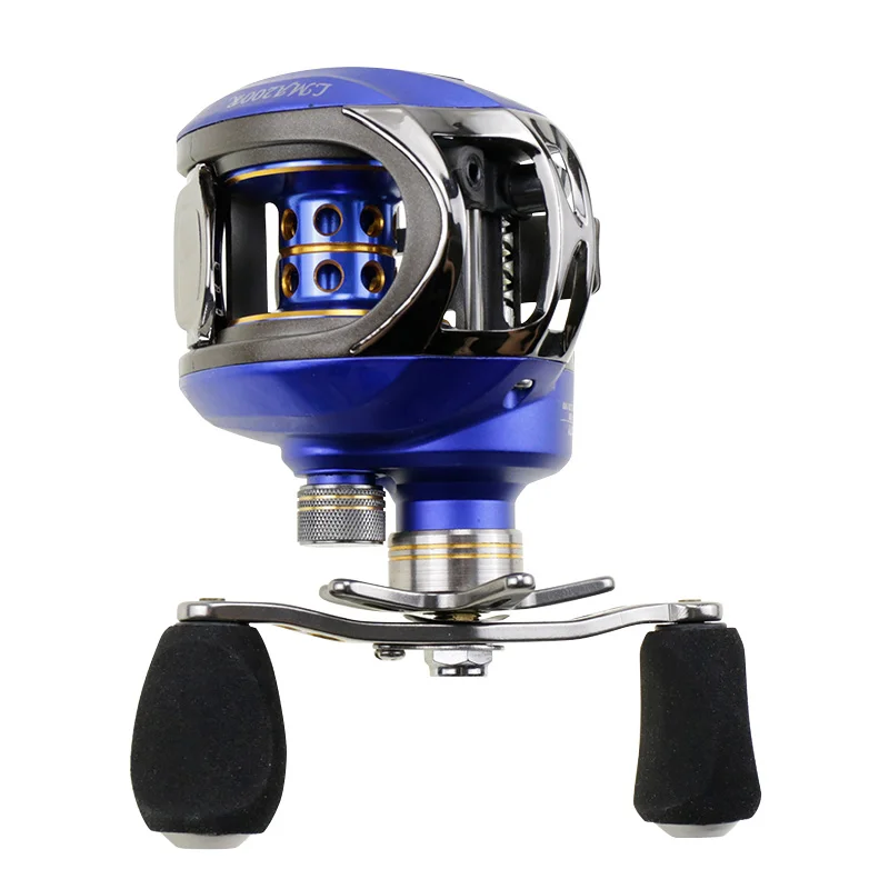 

6.3:1 Right Hand Fishing Reel for Seawater and Freshwater Metal Bait Casting Fishing Reel Max Drag 10+1 Bearing Fish Reel