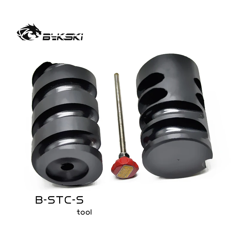 bykski b stc s pc espiral de resfriamento agua duro tubo dobrador para od 14 mm acrilico petg ferramenta de dobra 01