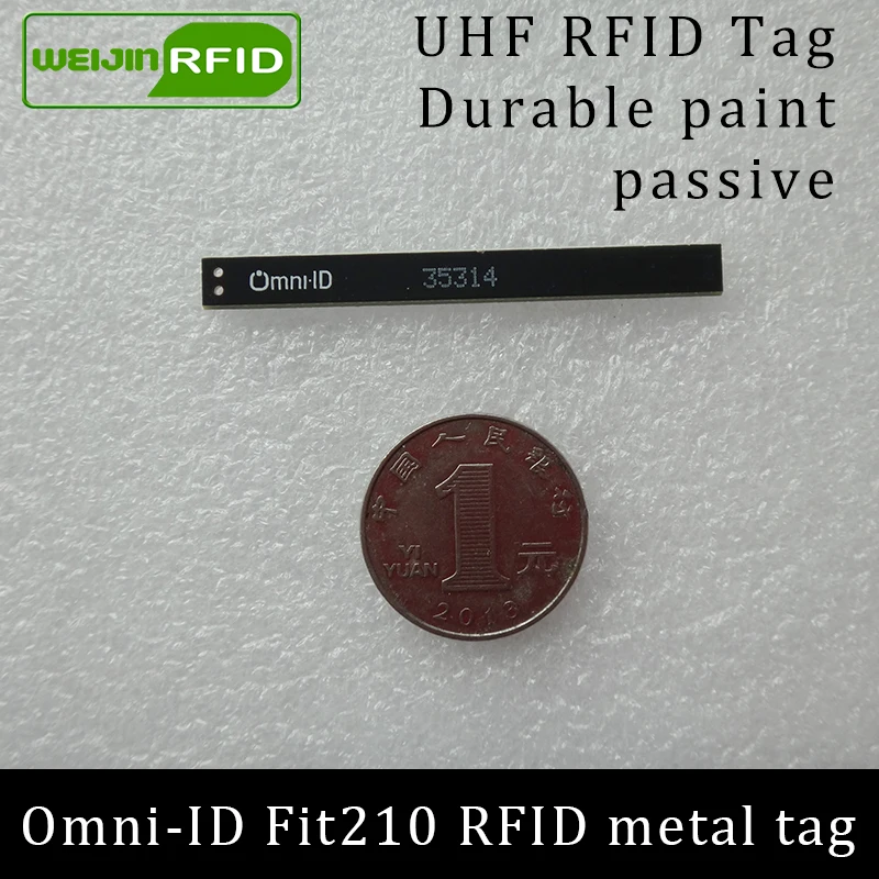 UHF RFID anti-metal tag omni-ID fit210 fit 210 915mhz 868mhz Alien Higgs3 EPCC1G2 6C durable paint smart card passive RFID tags