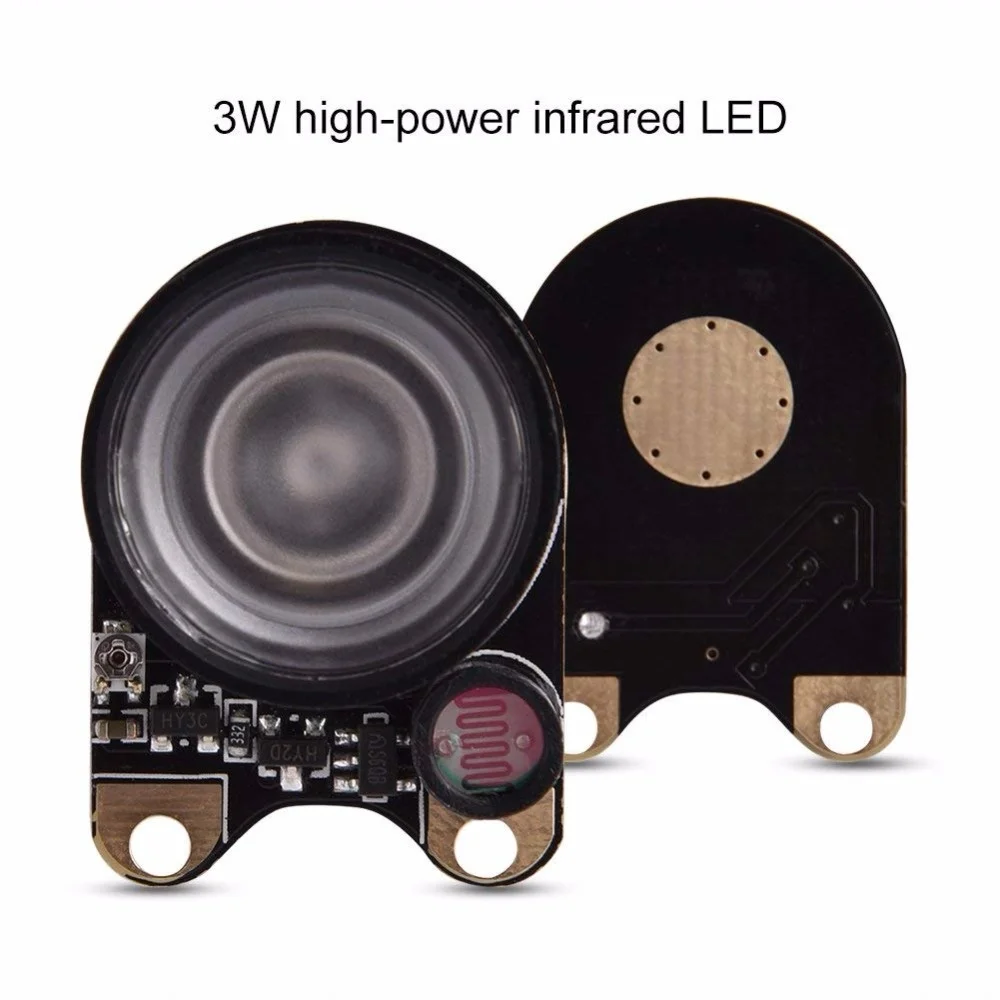 2 Stks/partij Camera Module Infrarood Led Licht, 3W Ir Infrarood Nachtzicht Camera Licht Voor Raspberry Pi 3 Nul Camera