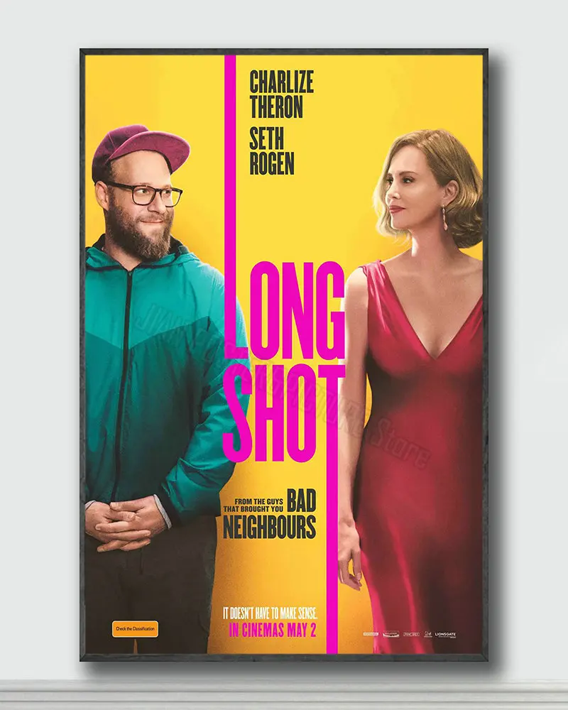 NJ049 Long Shot Movie 3 Silk Posters and Prints wall art Art Poster Home Decor