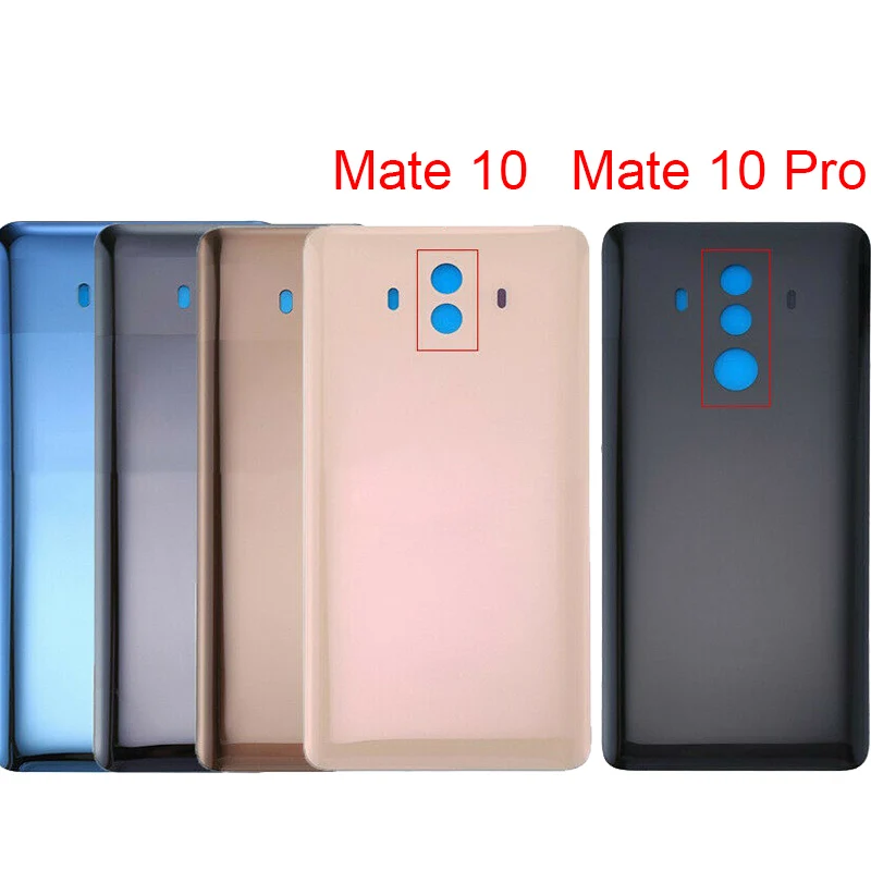 For HUAWEI Mate 10 Pro Back Battery Cover Rear Door Housing Case Glass Panel Replacement For HUAWEI Mate 10 Battery Cover