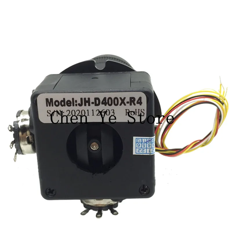 100%-potenciómetro de Joystick de plástico de 4 ejes para JH-D400X-R4, 10K, 4D, con botón, interruptor de JH-D400X de cable, novedad