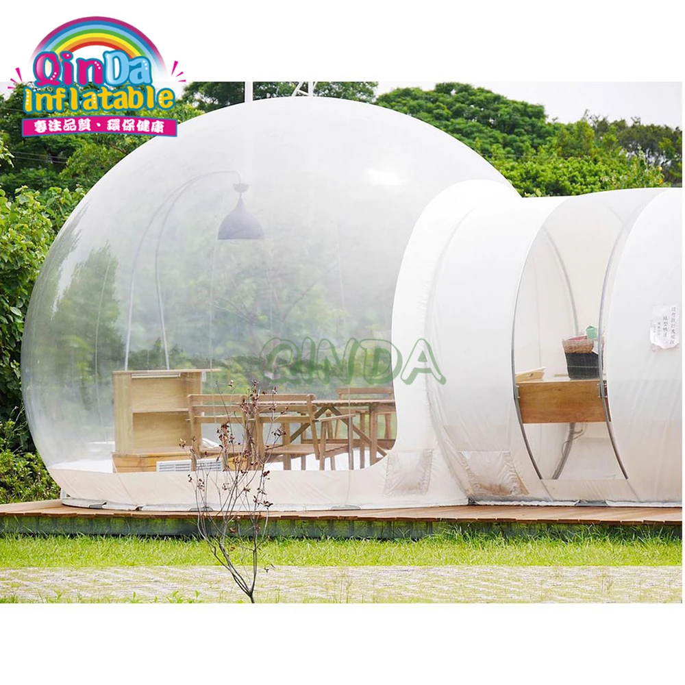 ใสพองฟองเต็นท์ Bubble Dome House สำหรับกลางแจ้ง3M/4M/5M Dia โปร่งใสเต็นท์บ้าน bubble โรงแรม