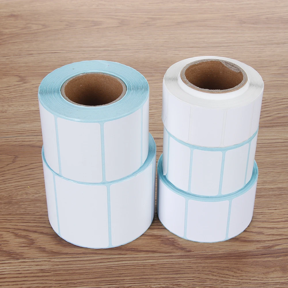 700Pcs/Roll Thermal Sticker Adhesive Paper Blank Tag Waterproof Package Label Supermarket Price Print Supplies Stationery Sticke