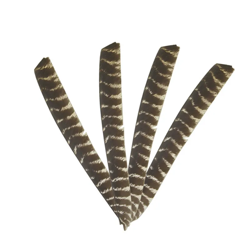 50Pcs Full Length Real Turkey Feather Arrow Feather Fletches Left Wing For Arrow Training Target Shooting Archery Accessories
