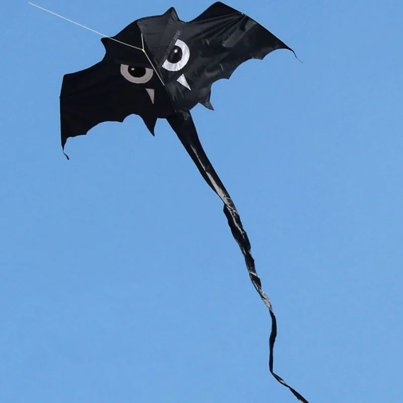 

NEW High Quality Bat Kite / Owl Kites Easy Control With Handle Line Children Kite Sale String Outdoor Toys