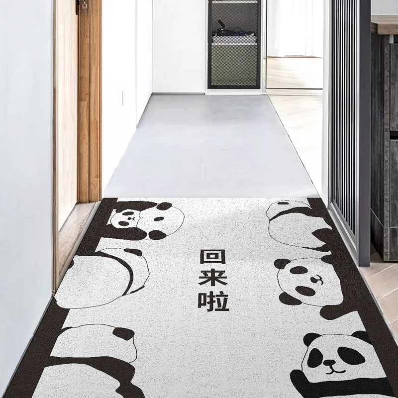 Door Mats Can Be Rinsed PVC Non-slip Floor Mats Carpet Home Kitchen Mat Bath Mat Custom Pattern Hallway Entrance Door Mat Carpet